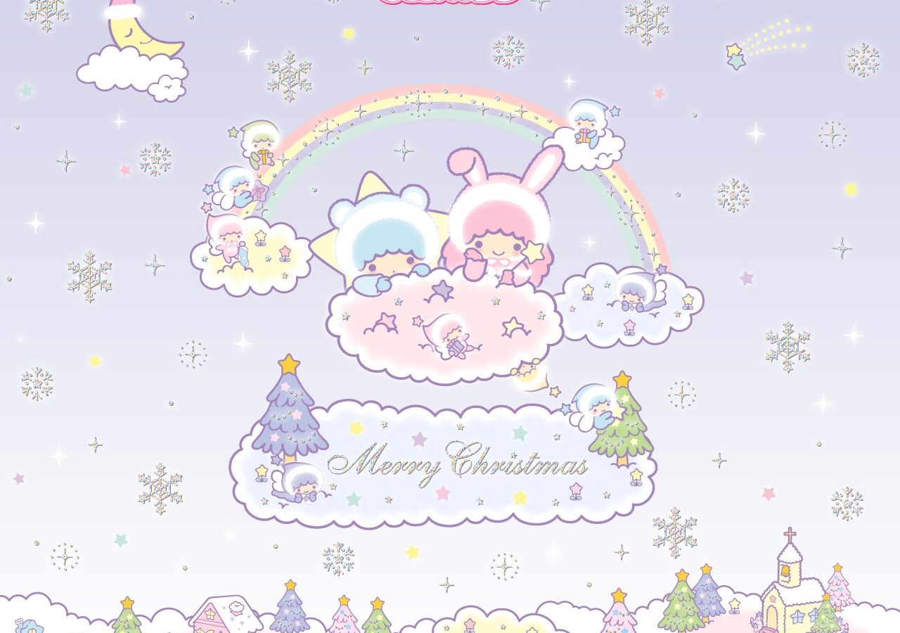 Sanrio Little Twins Stars Christmas Wallpapers Cute Kawaii Desktop Background Sanrio Little Twins Stars Christmas Wallpapers Cute Kawaii Desktop Background