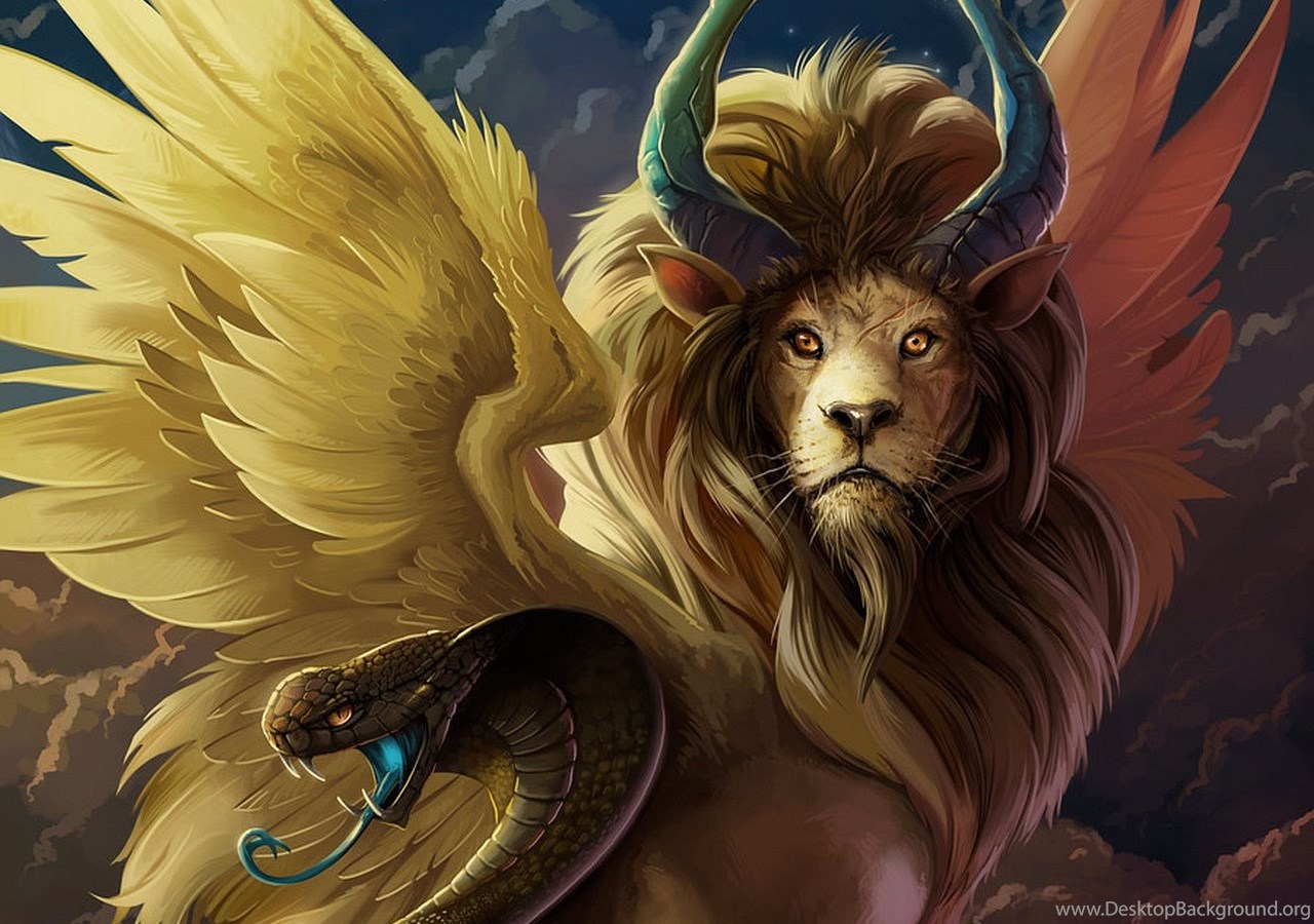 Download Wallpapers Chimera The Flying Mythical Beast 1280x960 Popular 1280...
