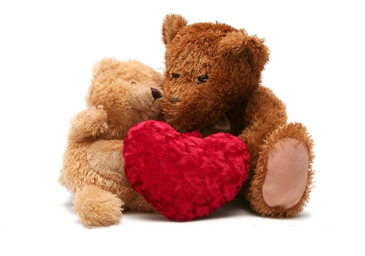 Download Red Heart Hugs Of Teddy Bear Love Wallpapers Popular 1280x900 Desk...