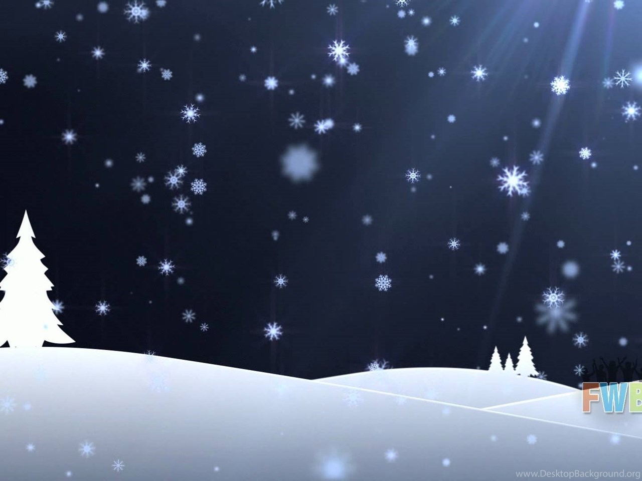 Free Christmas Worship Backgrounds Winter Wonderland Youtube