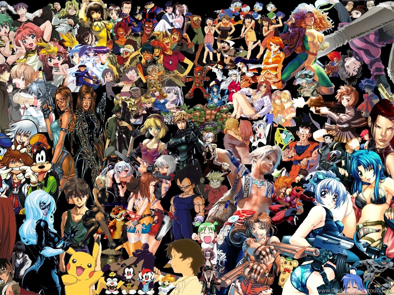 Anime Collage Wallpapers Free Download 14302 HD Wallpapers Site Desktop ...