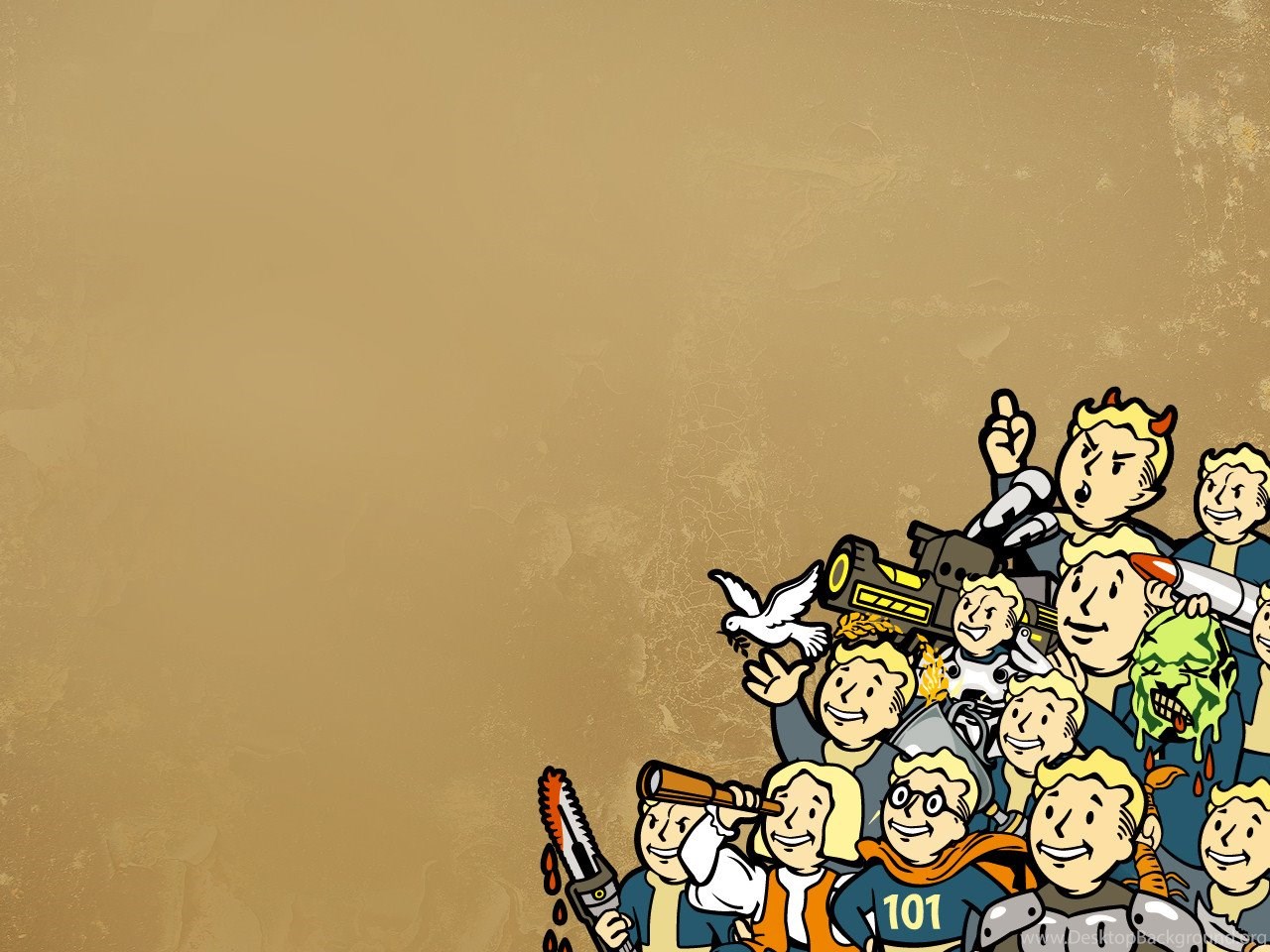 Download Fallout Vault Boy Wallpapers Fullscreen Standart 4:3 1280x960 Desk...