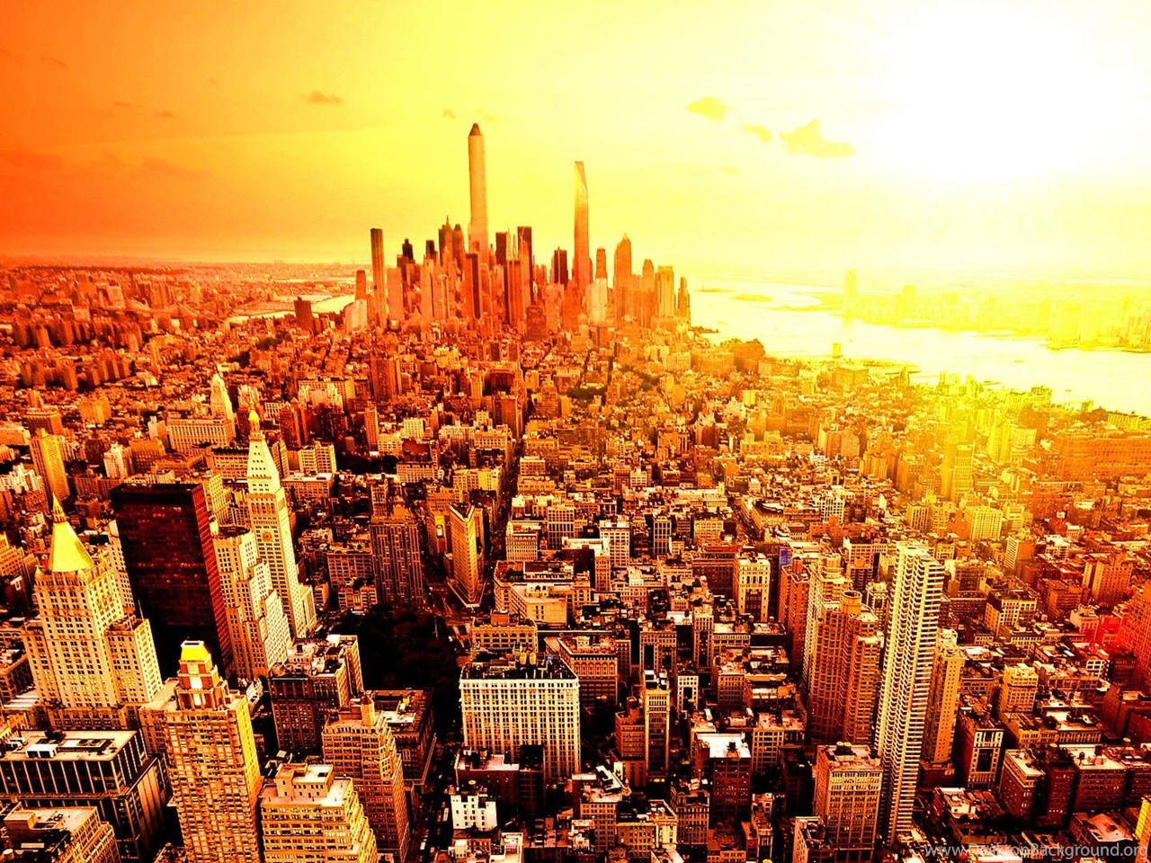 50+ New York City Skyline Wallpaper Widescreen