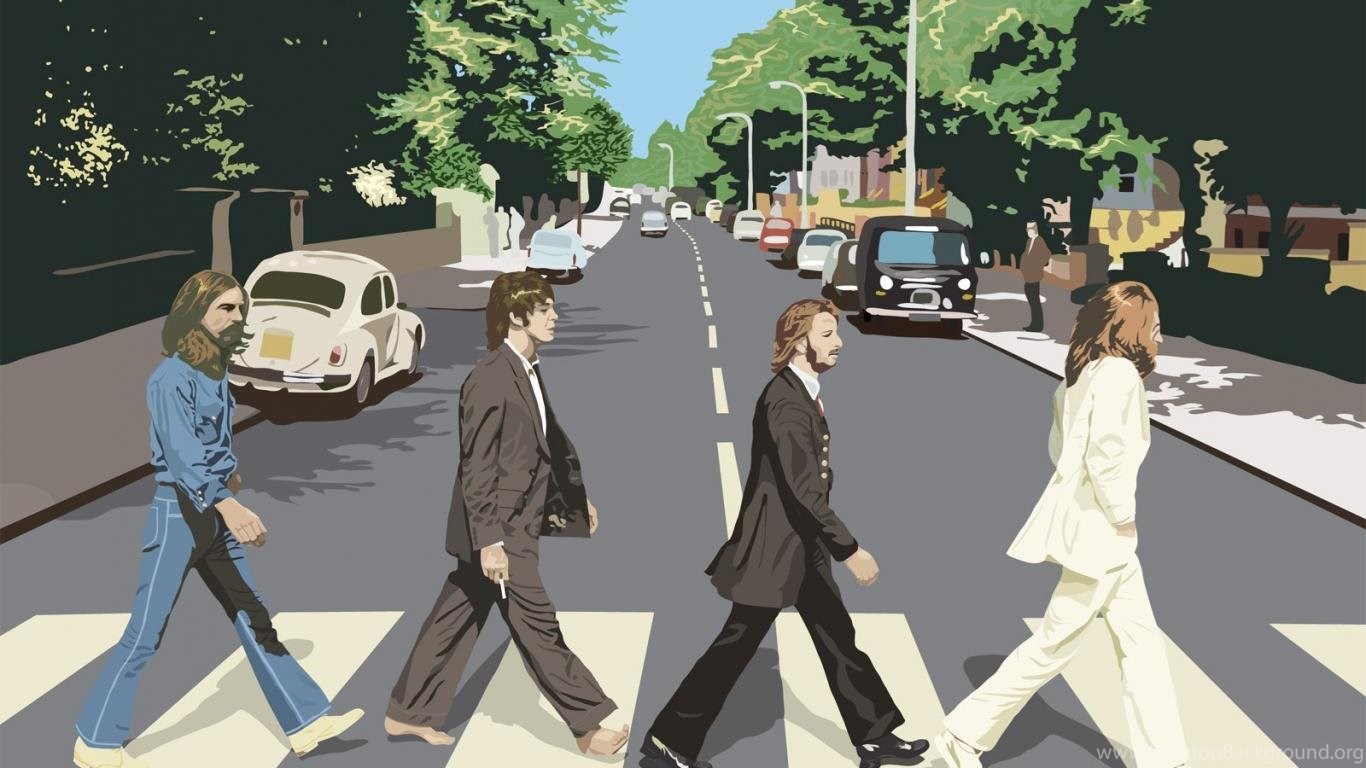 Beatles Vector Abbey Road Music Image Hd Wallpapers ( Desktop Background