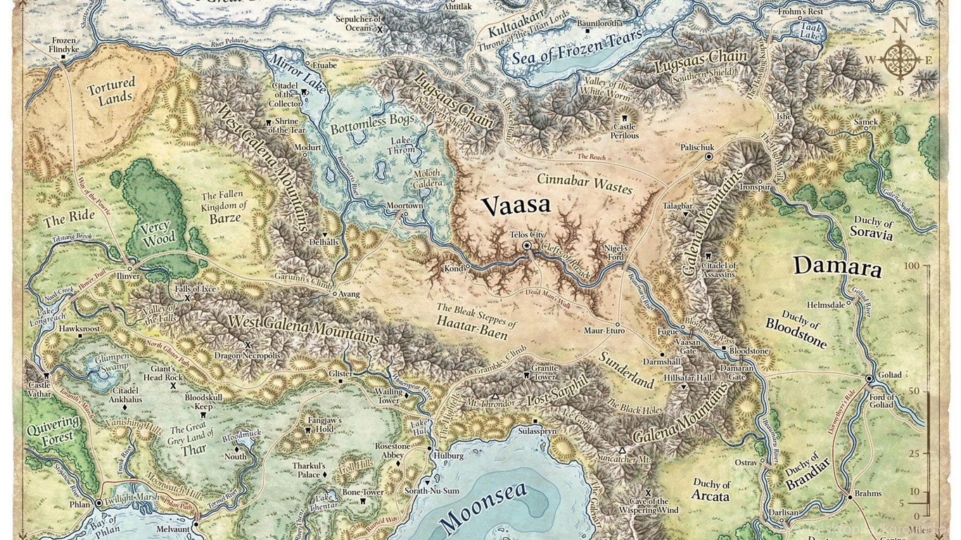 Карта забытых королевств днд 5