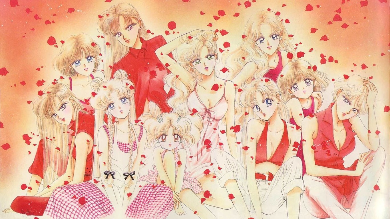 Red Sailor Scouts Wallpapers Manga Art Sailormoon Desktop