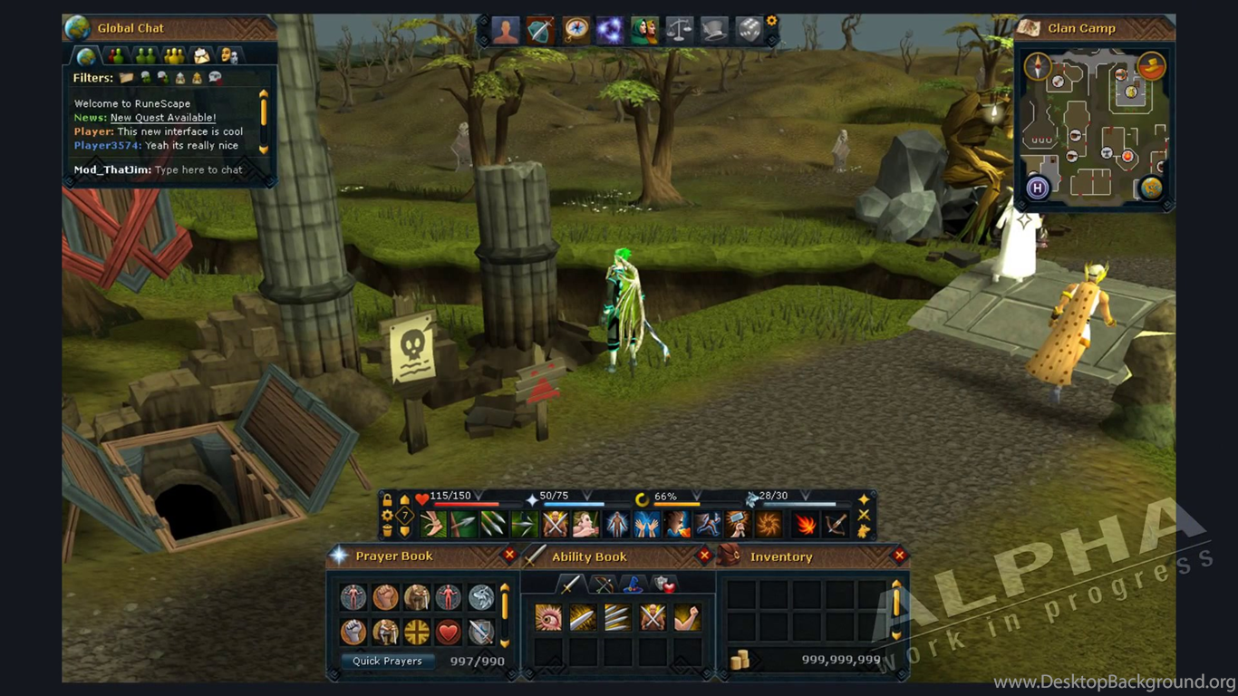 Runescape Desktop Background