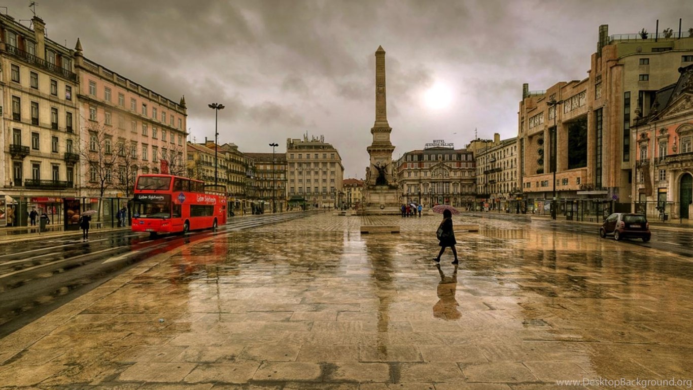 Rainy City Wallpapers Hd Bing Images Desktop Background