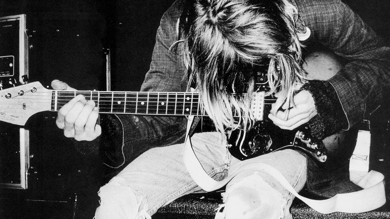 Music Nirvana Kurt Cobain Desktop Background