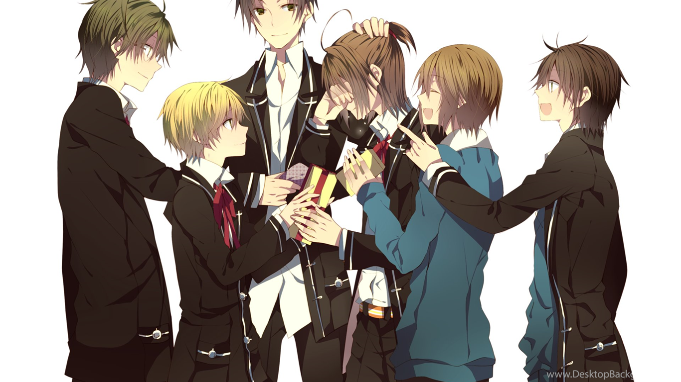 Image Computer Anime Group Of Friends Wallpaper Png The Dream Desktop Background