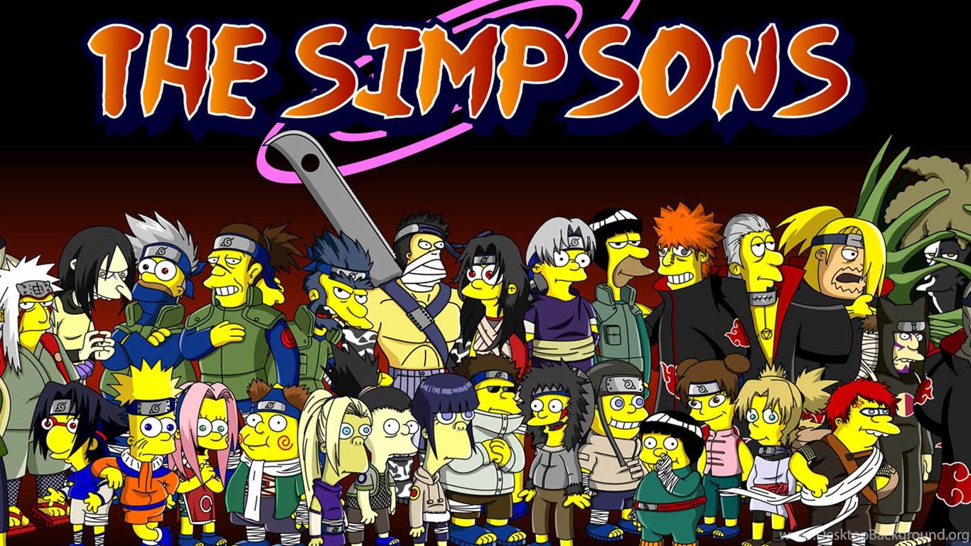 Simpsons Naruto Wallpapers Wallpapers Free Simpsons Naruto Desktop