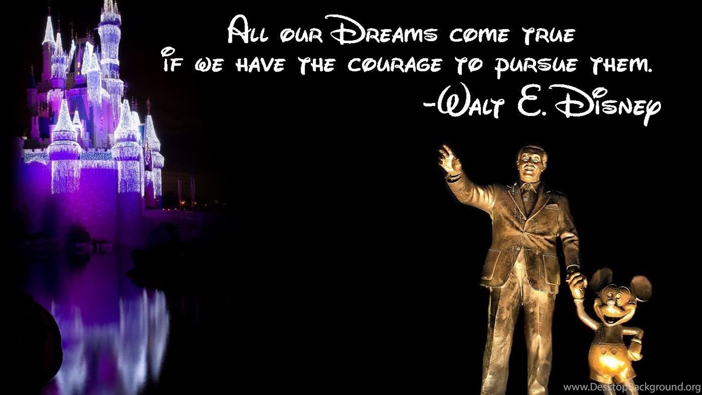 If i can dream. Have Courage. Walt Disney quotations. Уолт Дисней цитаты про успех. Dreams come true.