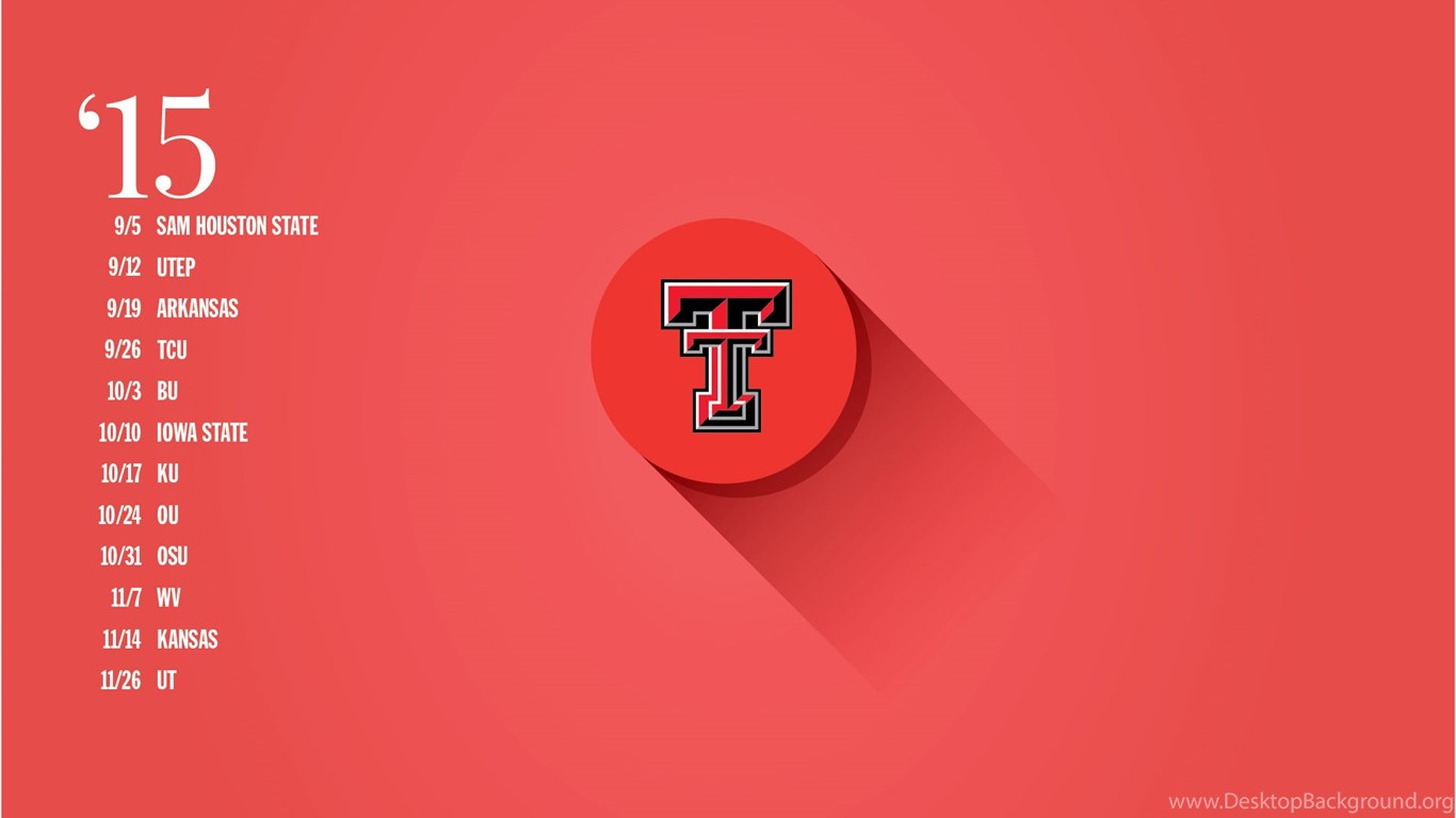 Free Texas Tech Football Schedule Wallpapers RDT Desktop Background