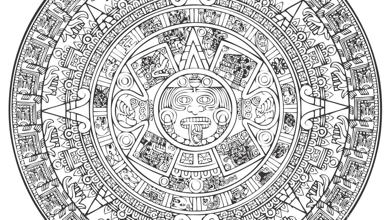 Слушать рассказ календарь майя. Календарь Майя. Камень солнца ацтеков. Календарь Майя рисунок. Календарь племени Майя.