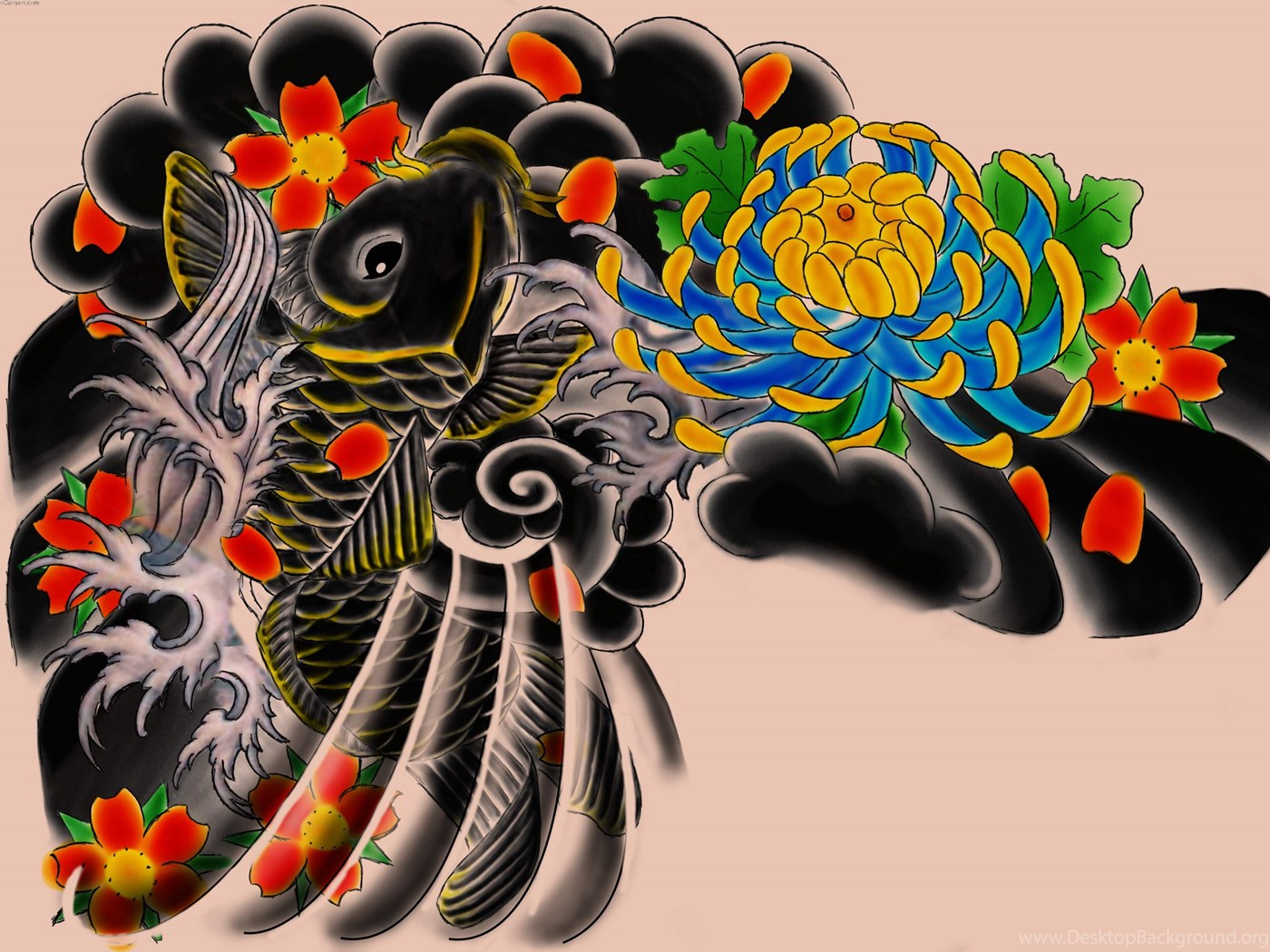Japanese Tattoo Wallpapers Wallpapers Cave Desktop Background