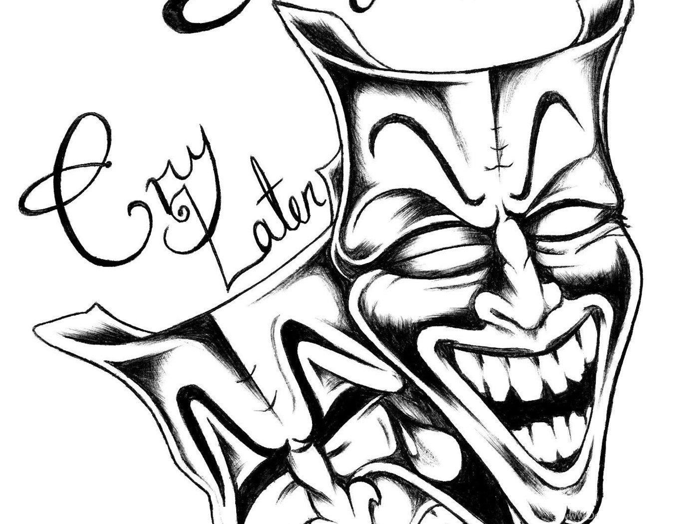 Smile Now Cry later тату