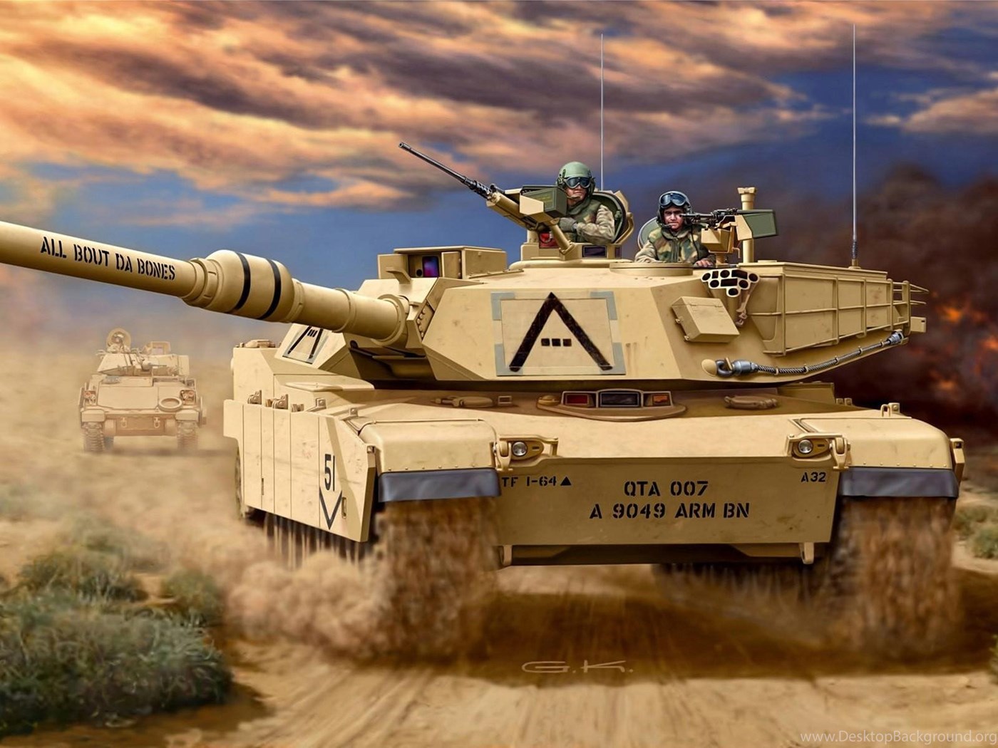 Military Tanks Artwork M1a1 Abrams Tank Wallpapers Desktop Background