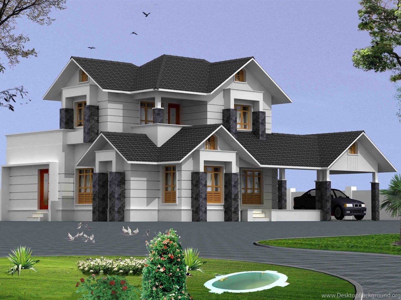 Download Home Design Plans 3d Wallpapers Hd Barkley Home Stead Desktop Background