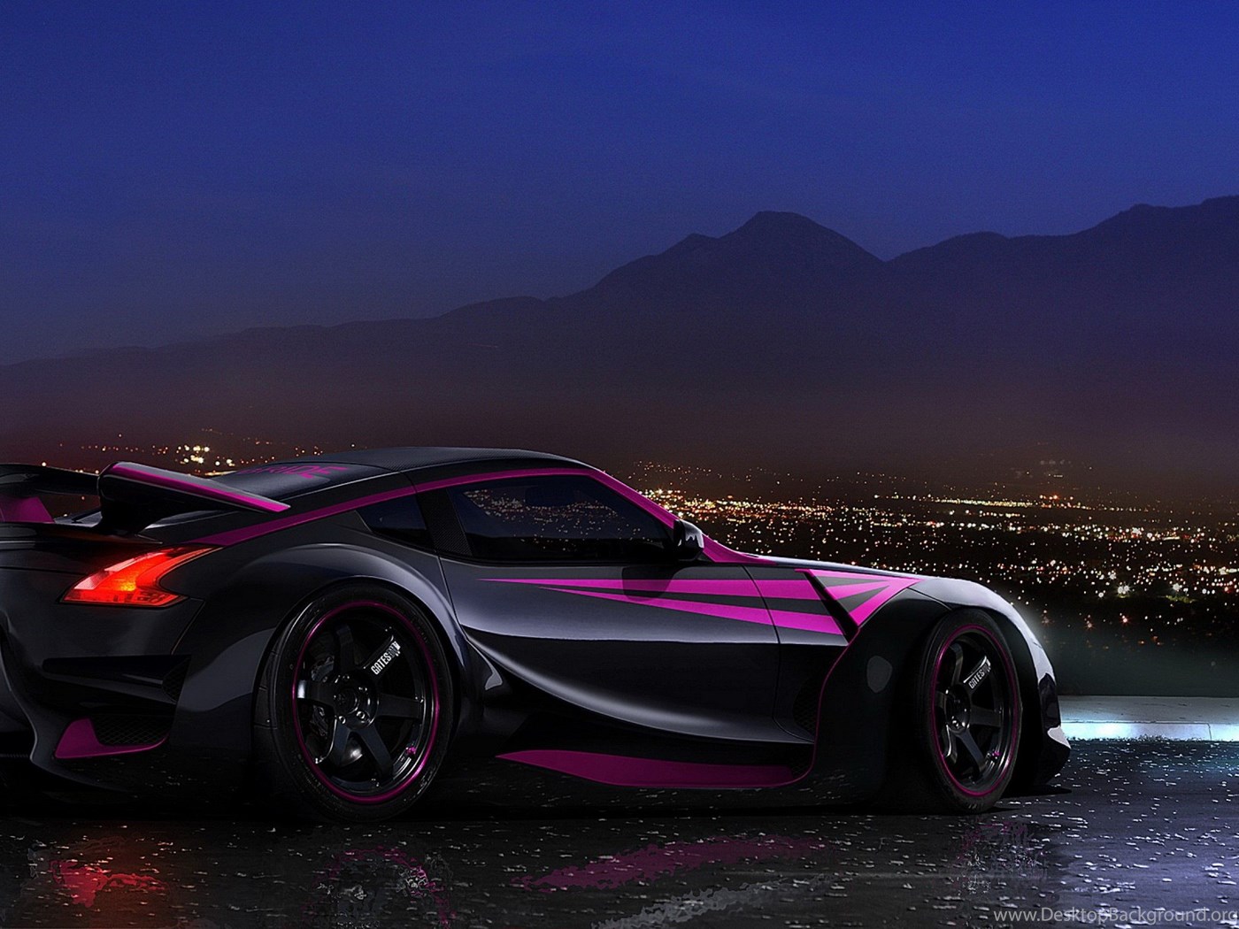 Nissan 370z Purple Black