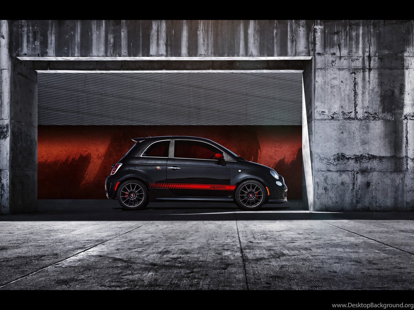 Black Fiat 500 Abarth Dashboard Desktop Wallpapers Desktop Background