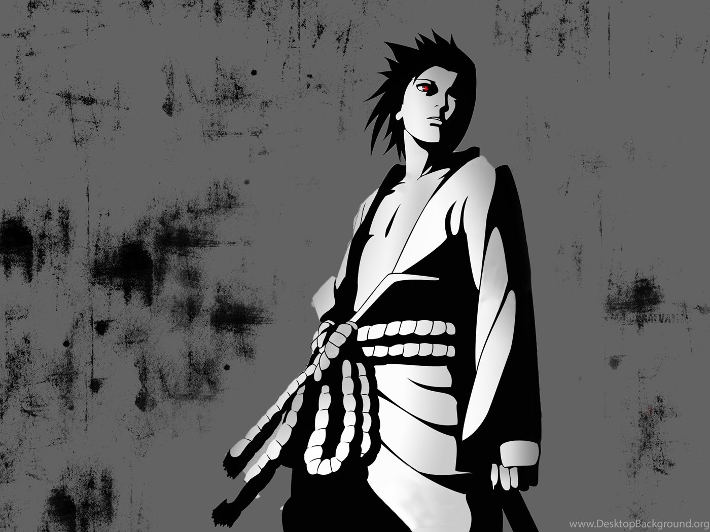 Download HD Black And White Art Sasuke Wallpapers Full HD Full Size ... 