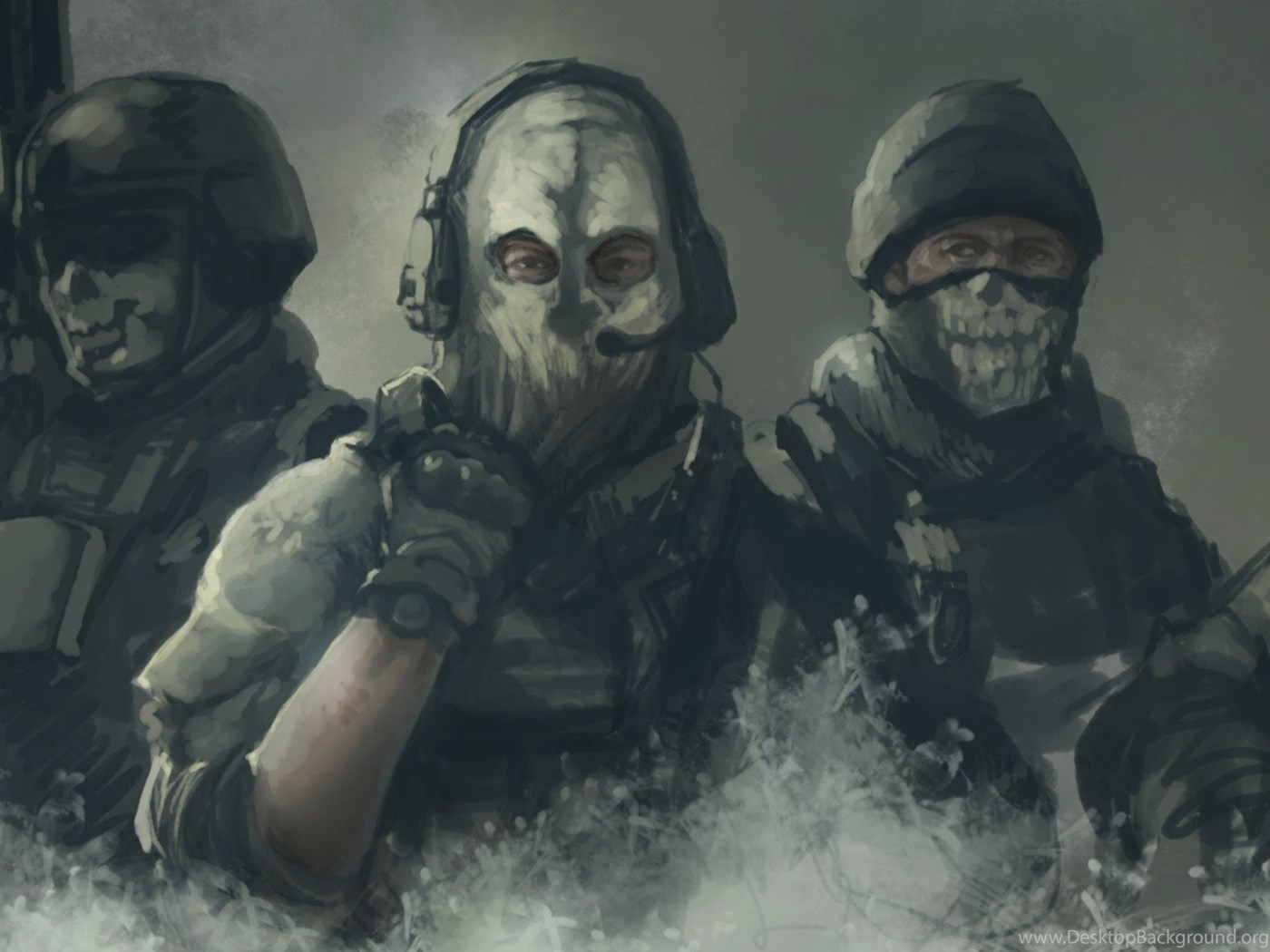 Картинки ghost из call of duty