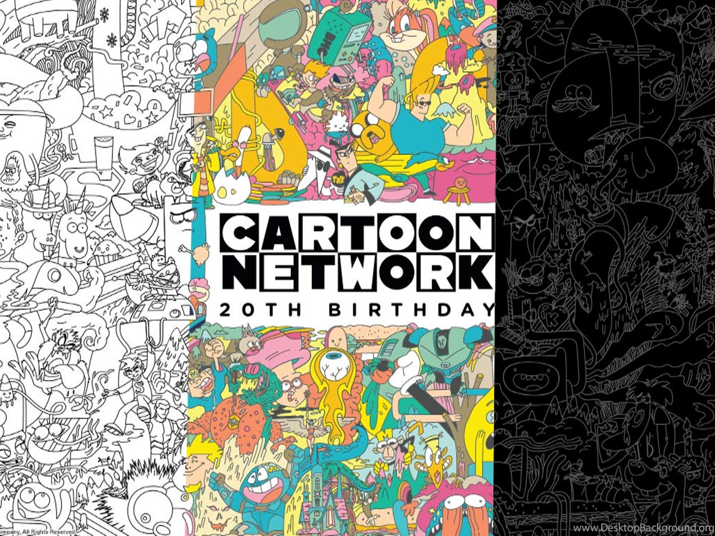 Cartoon Network 20th Anniversary Wallpapers By Oldcartoonnavy47 On Desktop Background