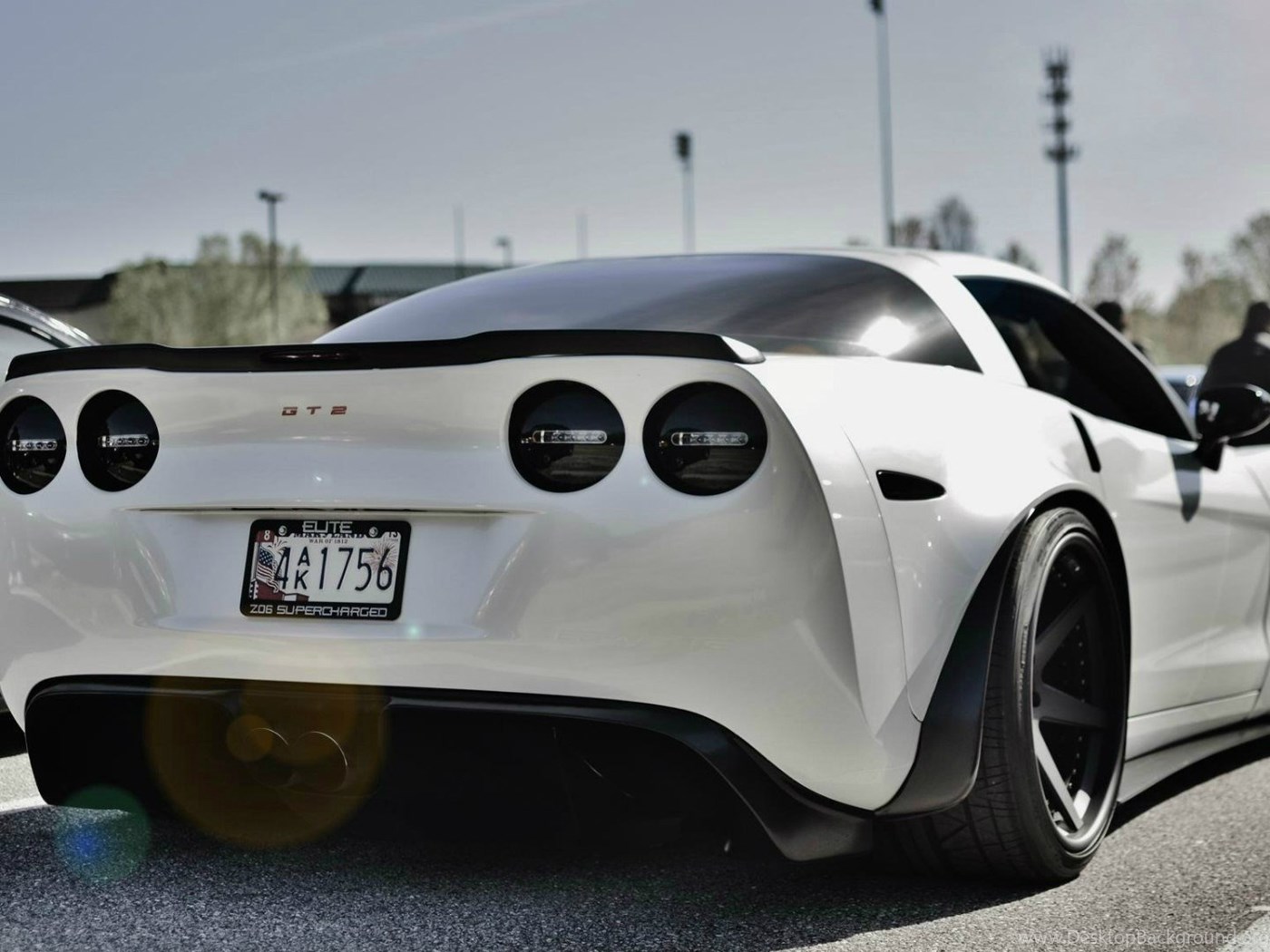 Corvette z06 ночью