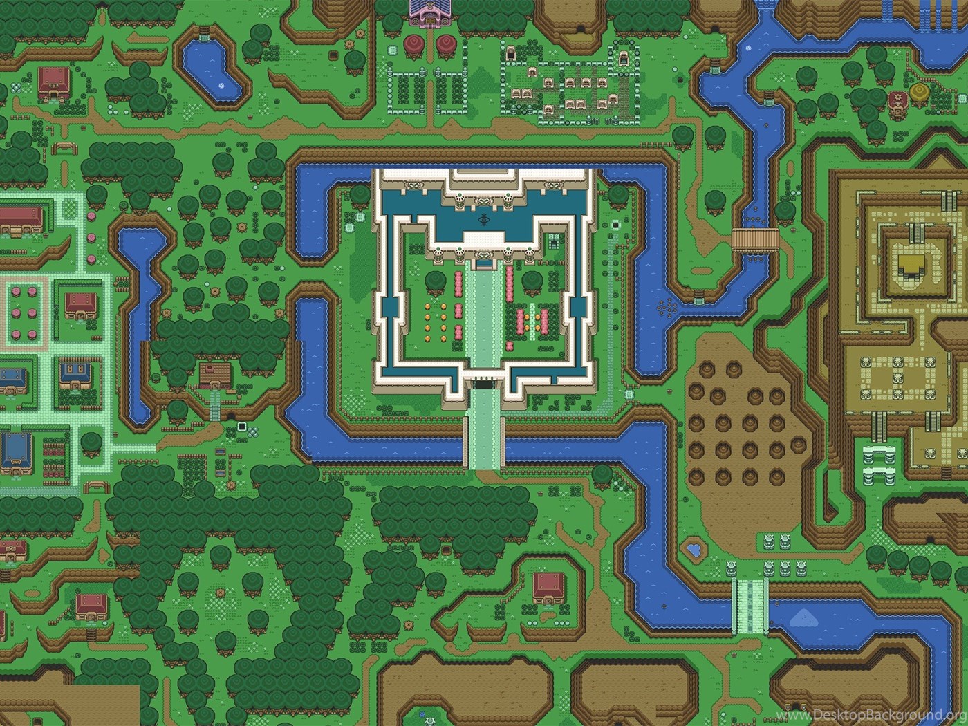 Карта the legend of zelda link to the past