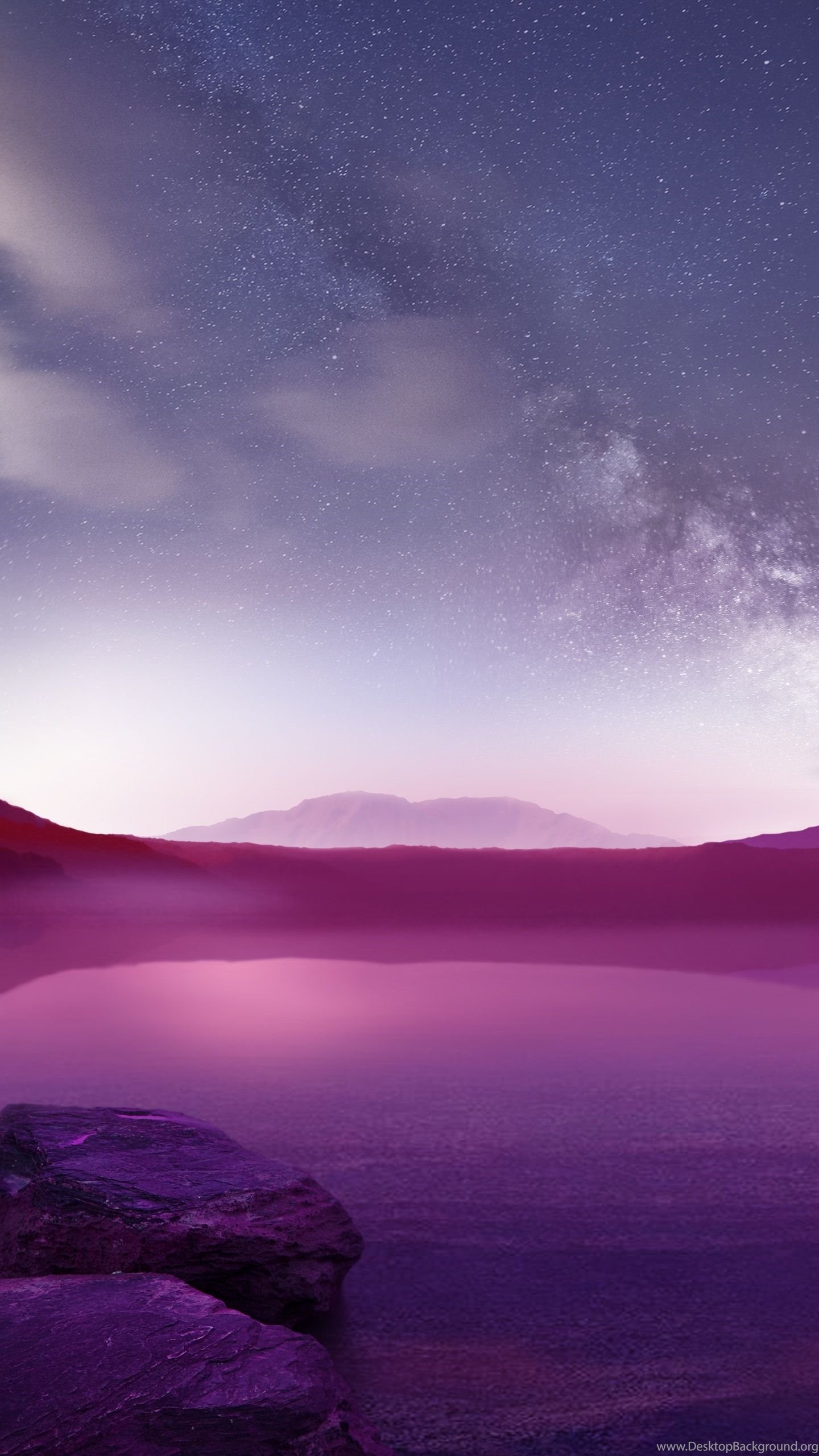 Фото обои экрана блокировки. Фиолетовые горы. Заставка на экран блокировки. Красивые заставки на экран блокировки. Пейзаж.