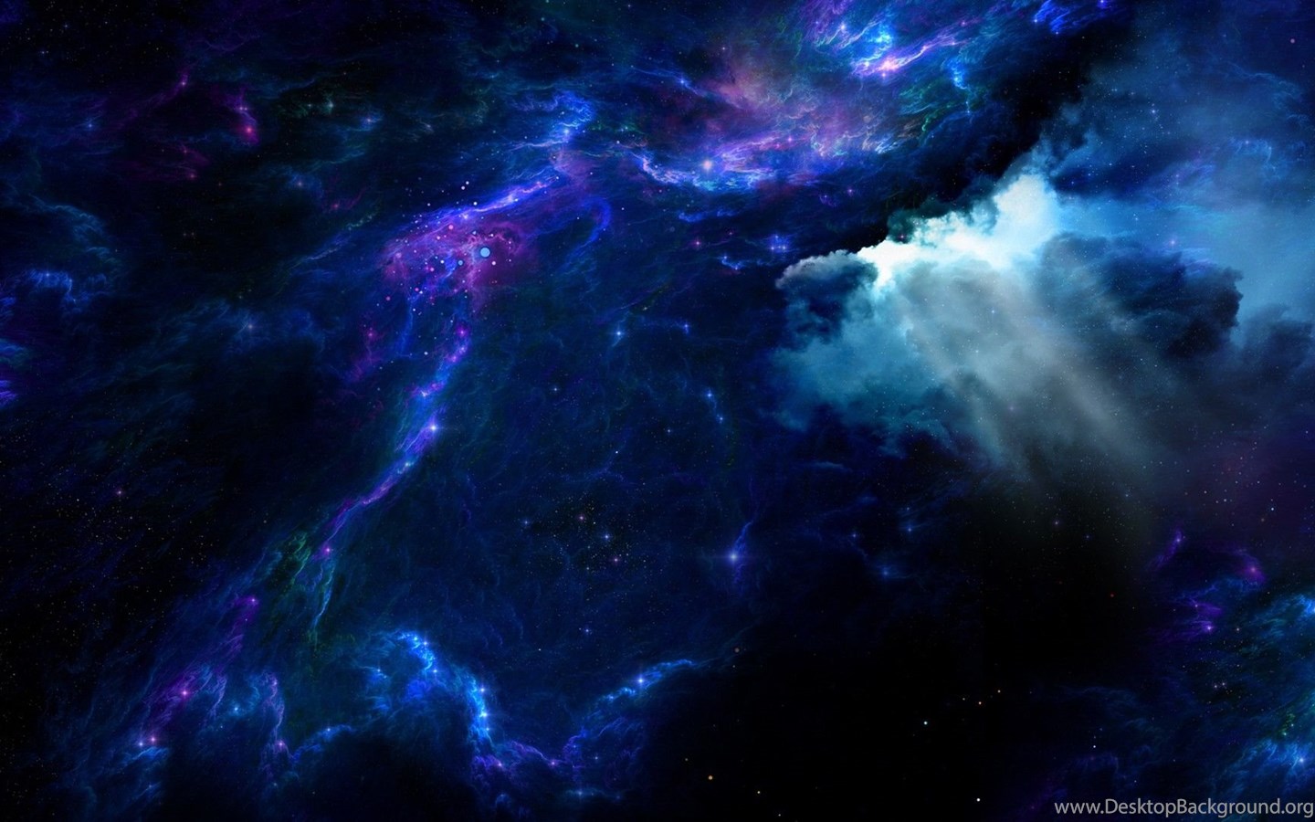Space storm galaxy