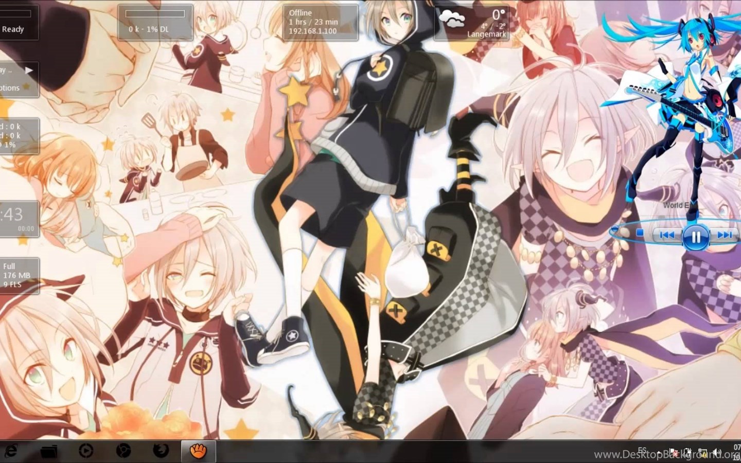 Amnesia Anime Tema Windows 7 Youtube Desktop Background