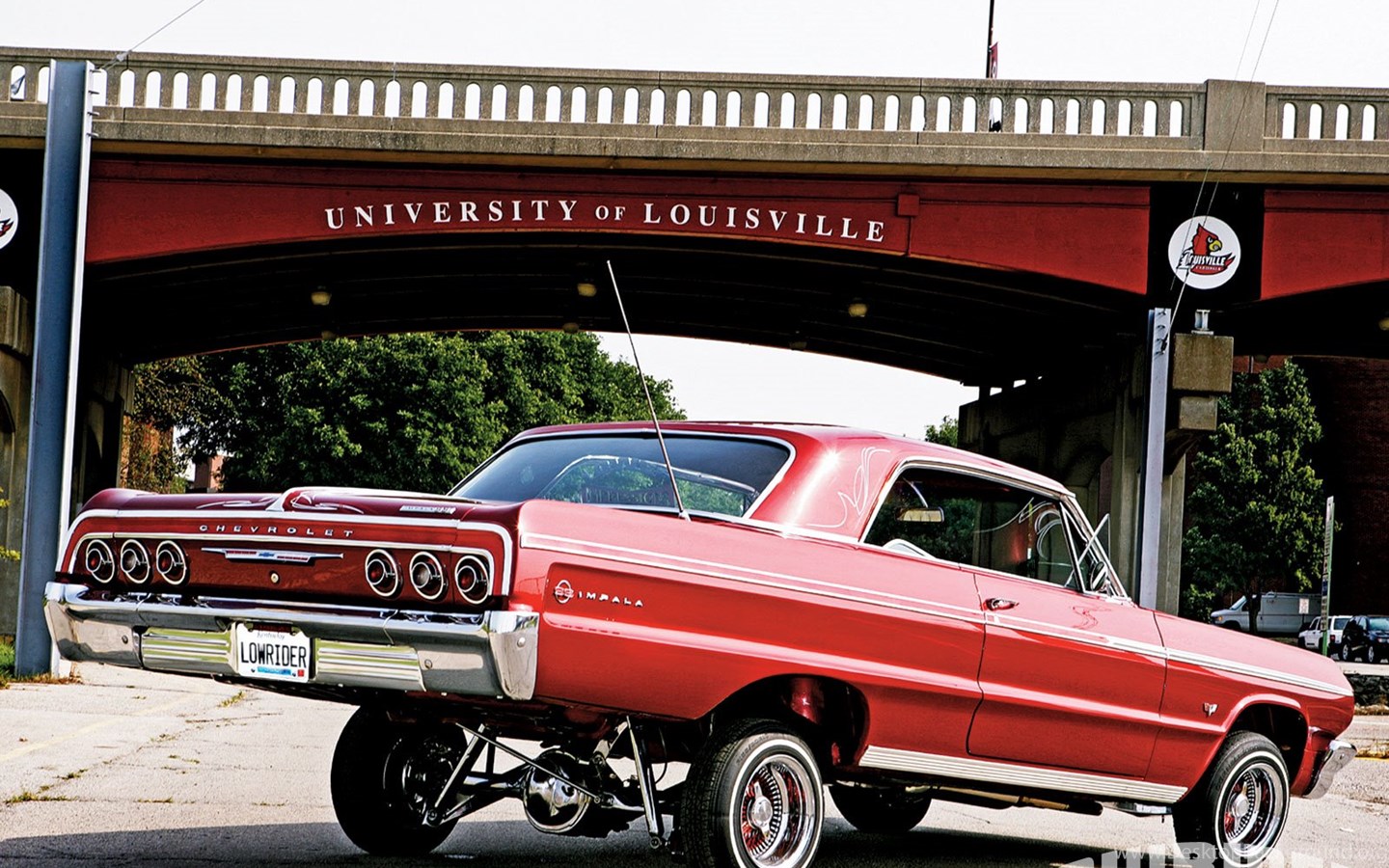 Download Red 1964 Impala Lowrider, Chevrolet Impala 64 Wallpapers JohnyWhee...