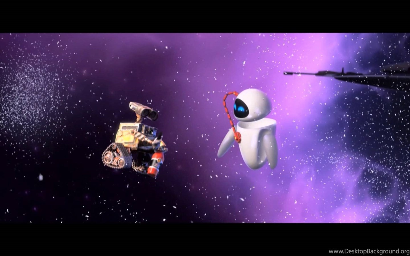 Download WALL E And EVA Kiss YouTube Widescreen Widescreen 16:10 1440x900 D...