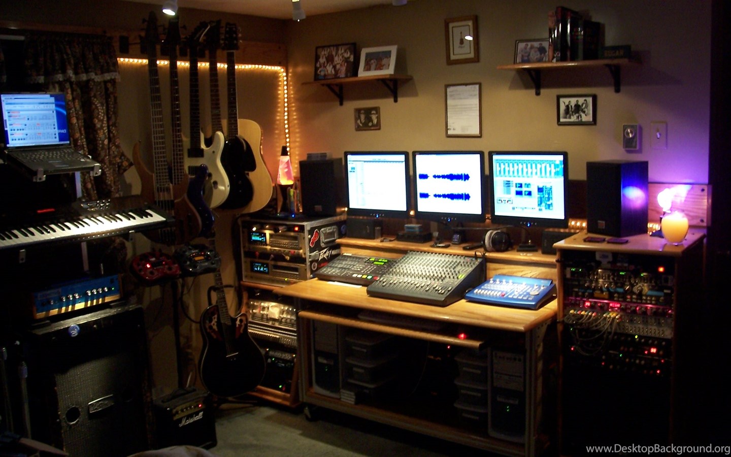 Zoom Background Recording Studio