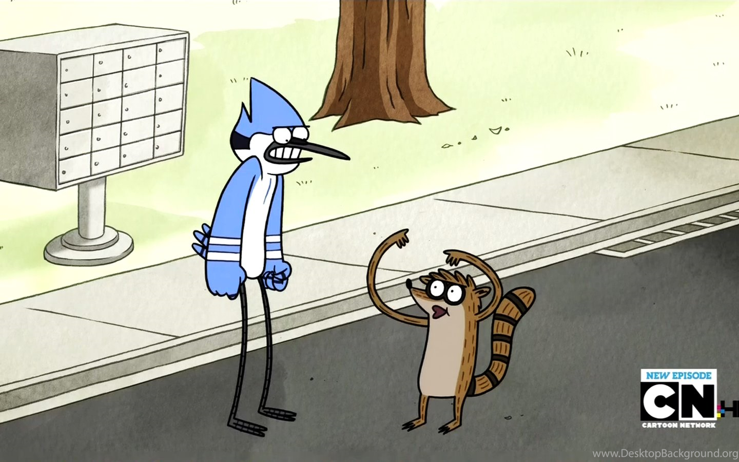 REGULAR SHOW CHARACTERS HD CARTOON WALLPAPERS For Windows 7 XP