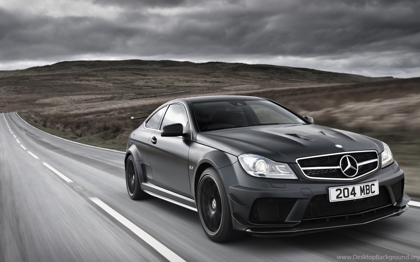 Mercedes Benz c63 AMG черный 1080 HD