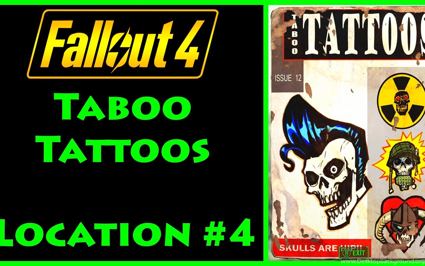 Taboo tattoo fallout 4 фото 28