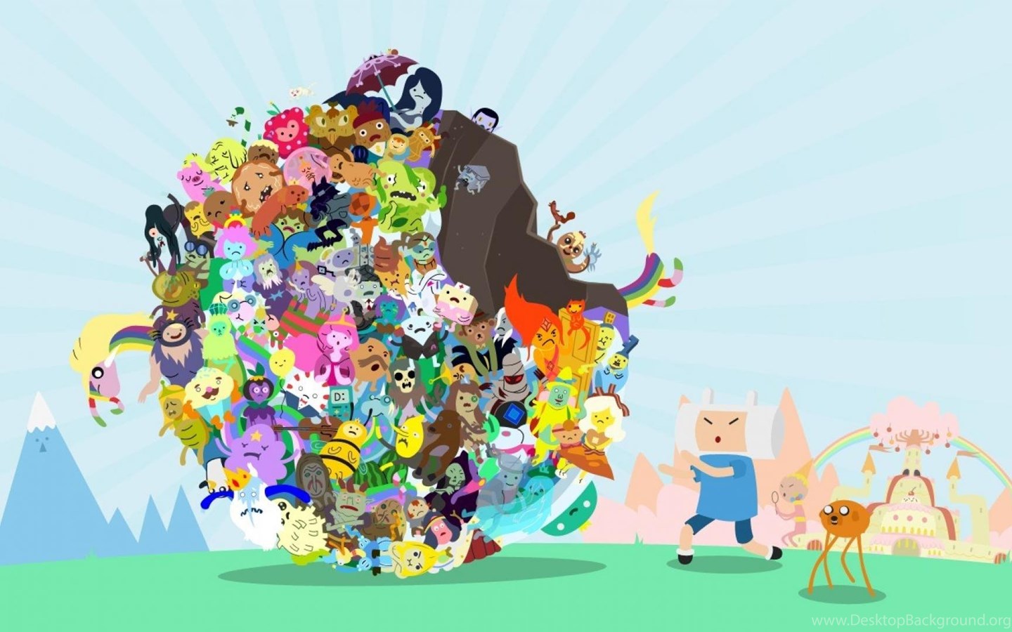 Download Parody Adventure Time Katamari Damacy Wallpapers Popular 1440x900 ...