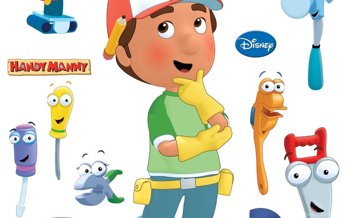 Download Fathead 74 74012 Wall Decal, Handy Manny, Wall Banners Amazon Cana...