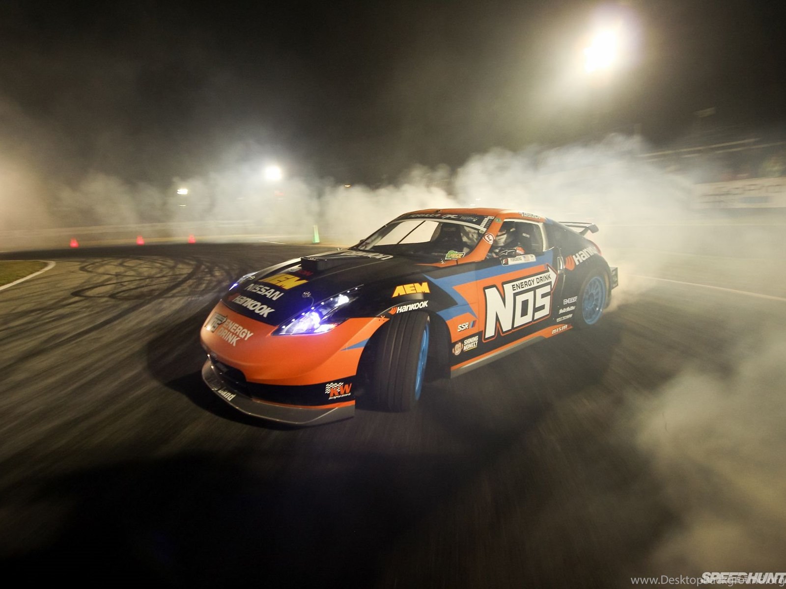 Обои дрифт Nissan 350z