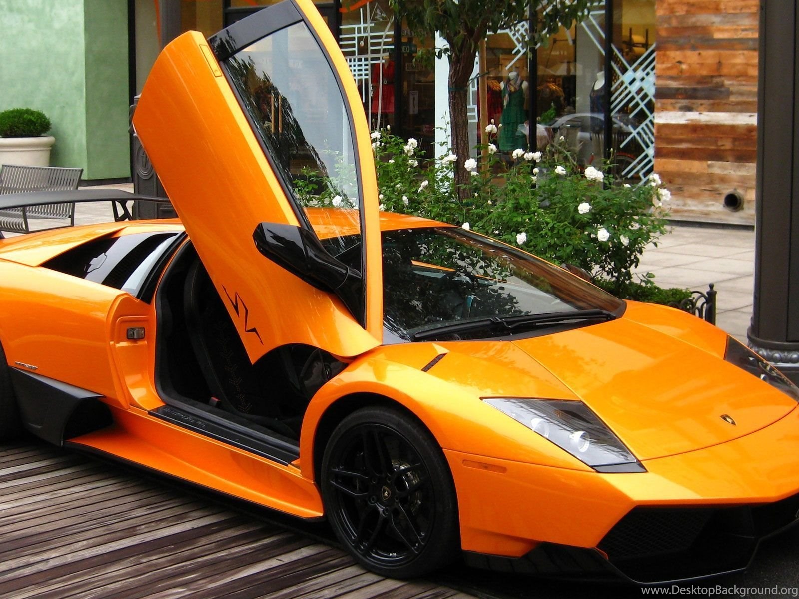 Lamborghini Murcielago оранжевая