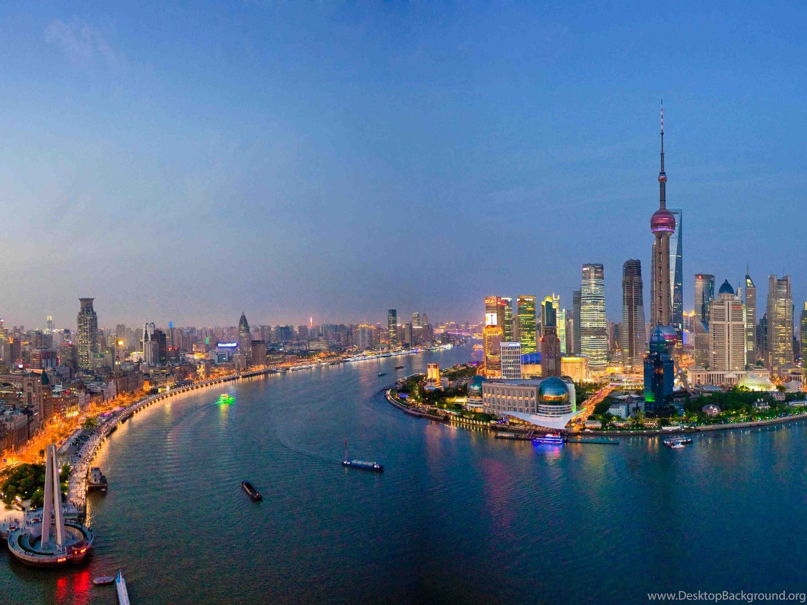 Shanghai Skyline Wallpapers Infotravel Club Desktop Background