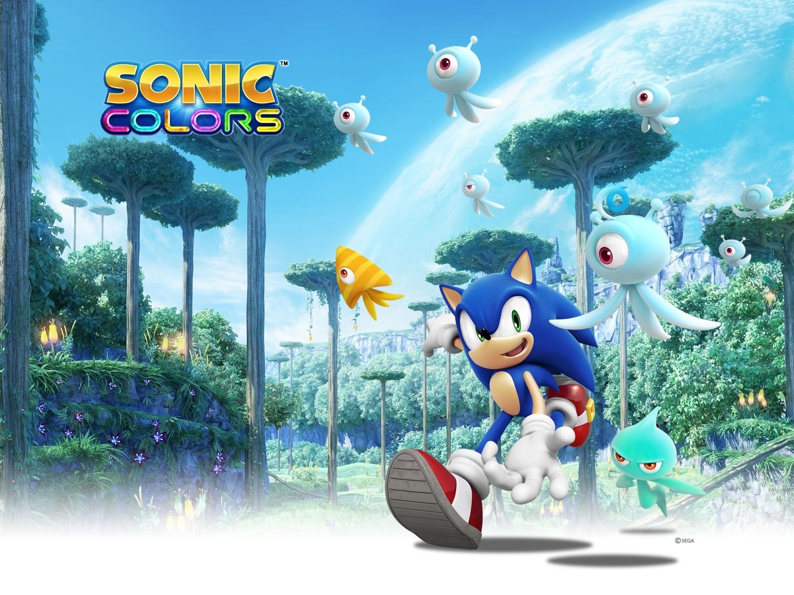download the sonic colors wallpaper