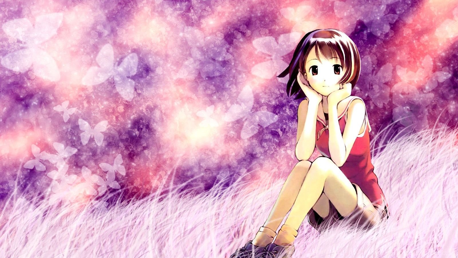 Download Free Cute Anime Girl Desktop Wallpapers Pictur Popular 1600x900 De...