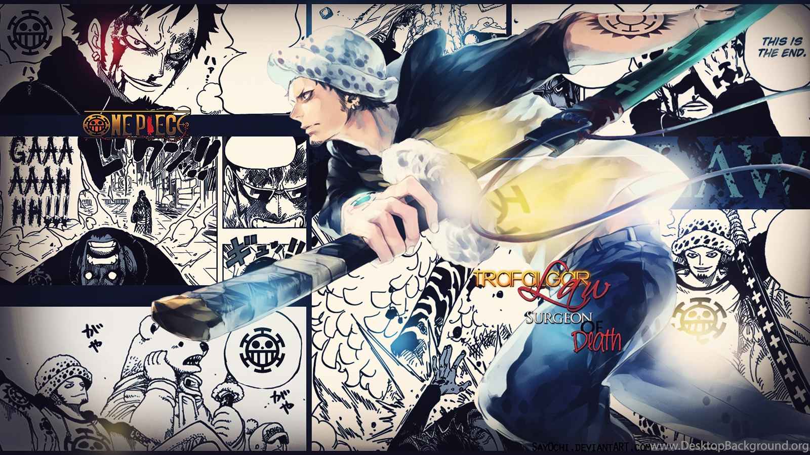 Trafalgar Law One Piece Wallpapers 19x1080 Hd By Say0chi On Desktop Background