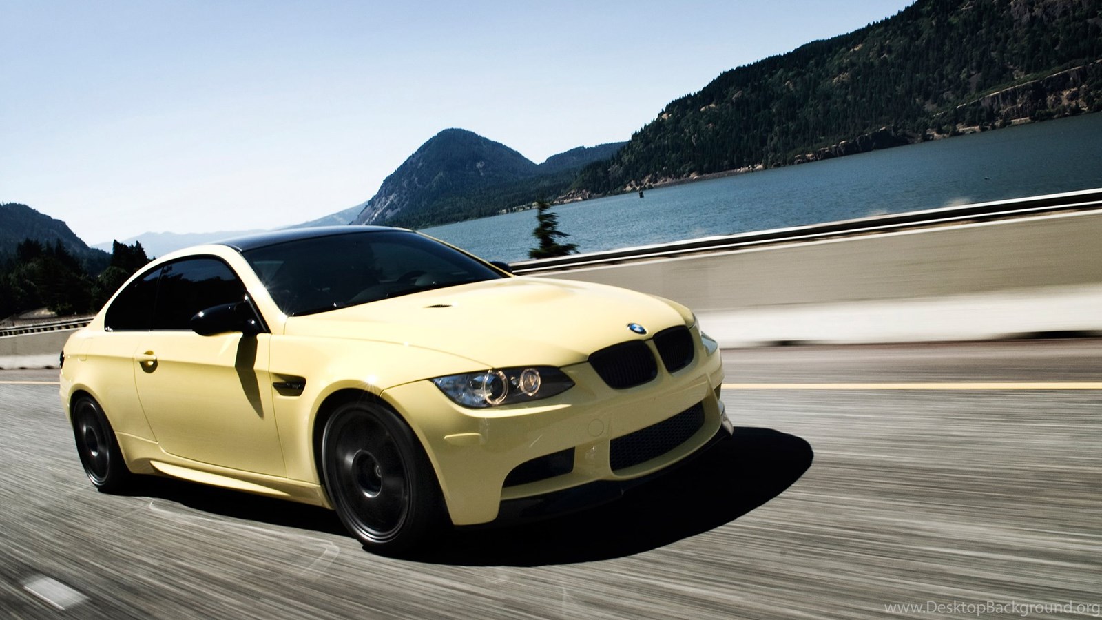 BMW m3 e92 Yellow