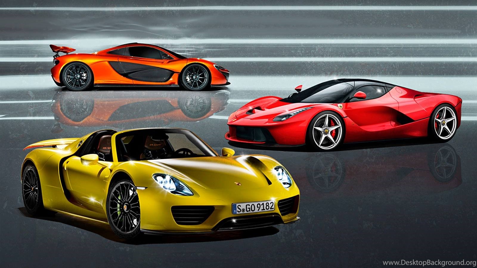 Ferrari Laferrari Vs Mclaren P1 Vs Porsche 918 Spyder Image Desktop Background