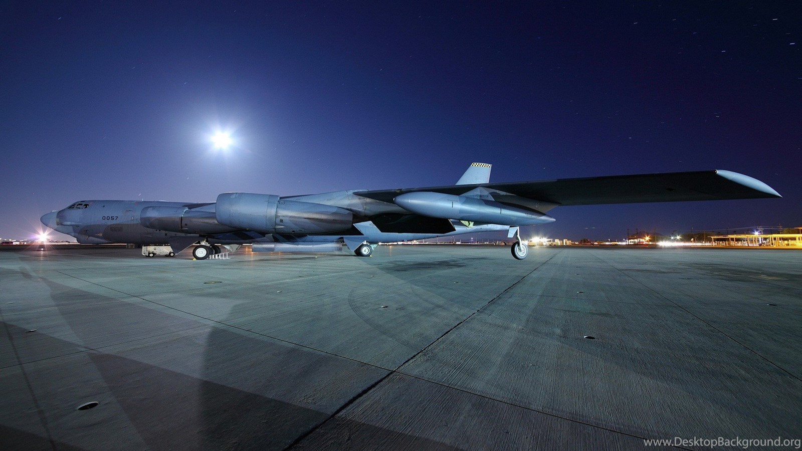 Aircraft Night Aviation Boeing B 52 Stratofortress