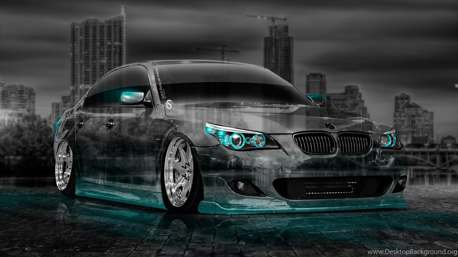 BMW M5 E60 Tuning Crystal City Car 2014 « El Tony Desktop Background